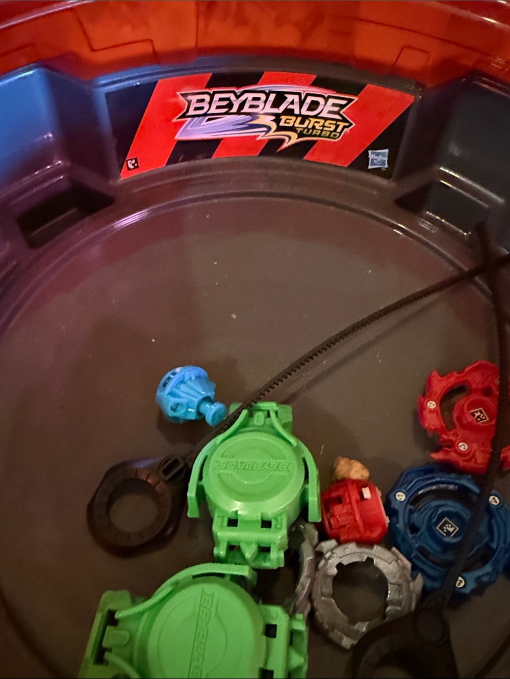 Beyblade Burst Turbo Launcher Playset - Green, Red, Blue